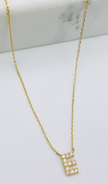 Cadena letra 14k, 45cm
