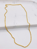 Cadena soga 14k, 60cm x 2.6mm