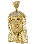 Cara de cristo 14k, 8 cm x 38 mm