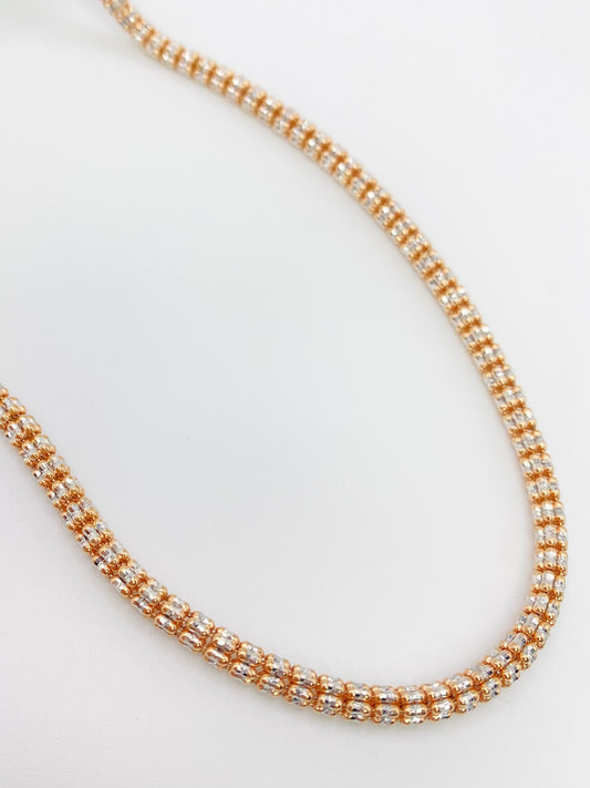Cadena luna ice 14k