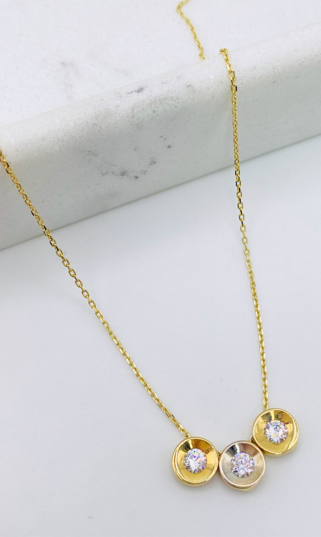 Cadena 14k, 45cm x 0.6mm