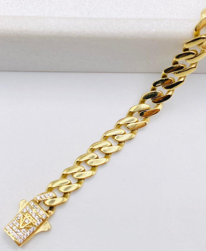 Guillo Mónaco pies 14k, 6.9mm x 26cm