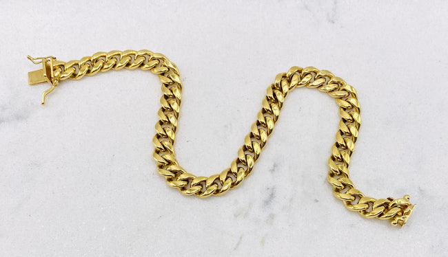 Guillo Mónaco pies 14k, 7.4mm x 24cm