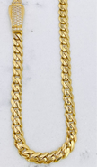 Cadena Mónaco 14k,  50cm x 6.1mm