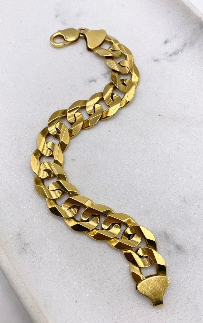 Guillo Cubano 14k, 21cm x 15.7mm