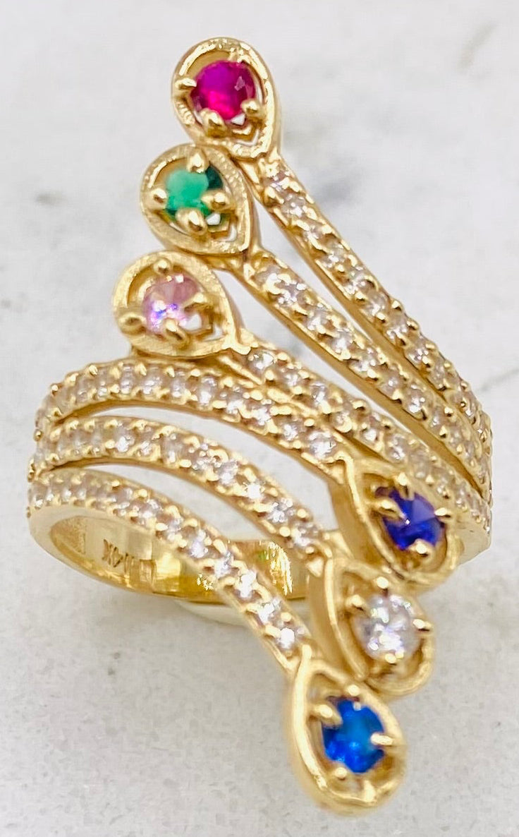 Anillo 14k, talla#17