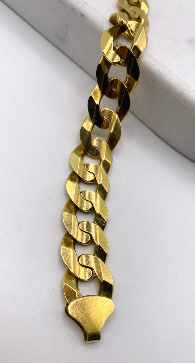Guillo Cubano 14k, 21cm x 15.7mm