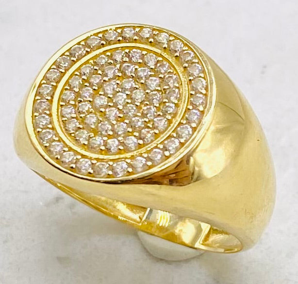 Anillo redondo talla23, 14k