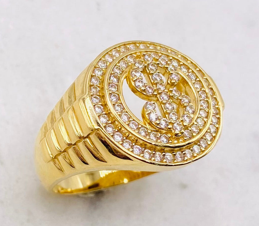 Anillo talla#25, 14k
