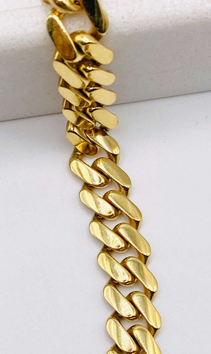 Choker Monaco 18k, 45cm x 8.4mm