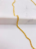 Cadena soga 14k, 60cm x 2.6mm