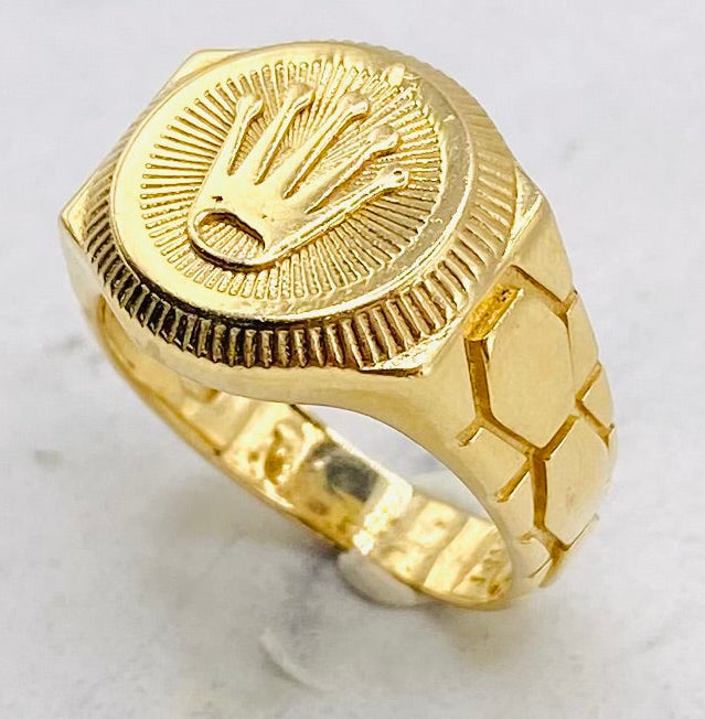 Anillo Rolex talla24, 14k