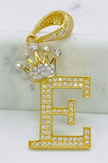 Medalla letra 18k, 4cm x 1.5cm