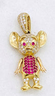 Medalla 14k, 3cm x 2cm