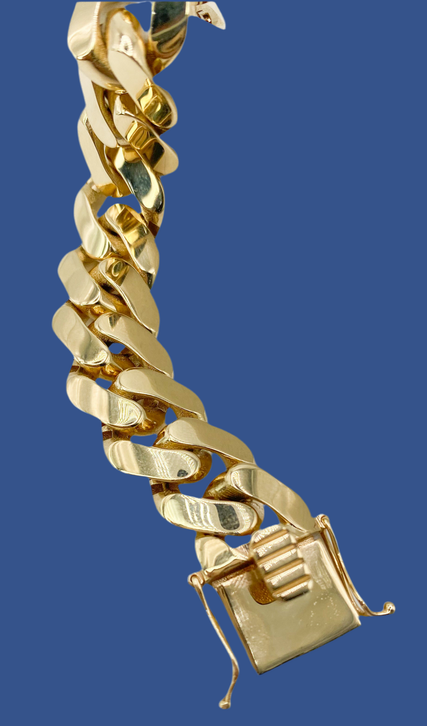 Guillo 14k, 21.5 cm x 13.7 mm