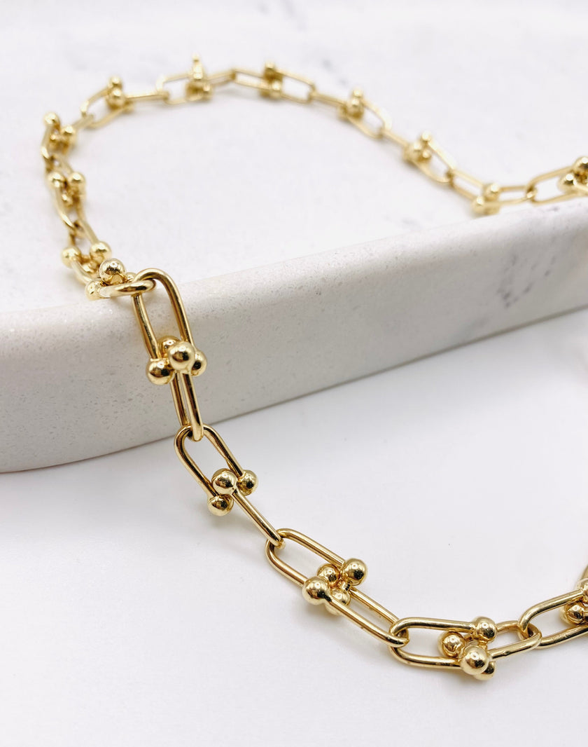 Cadena 14k, 40cm x 6.8mm