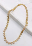 Cadena corazón 14k, 45cm x 8mm