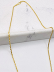 Cadena soga 18k, 44cm x 1.5mm