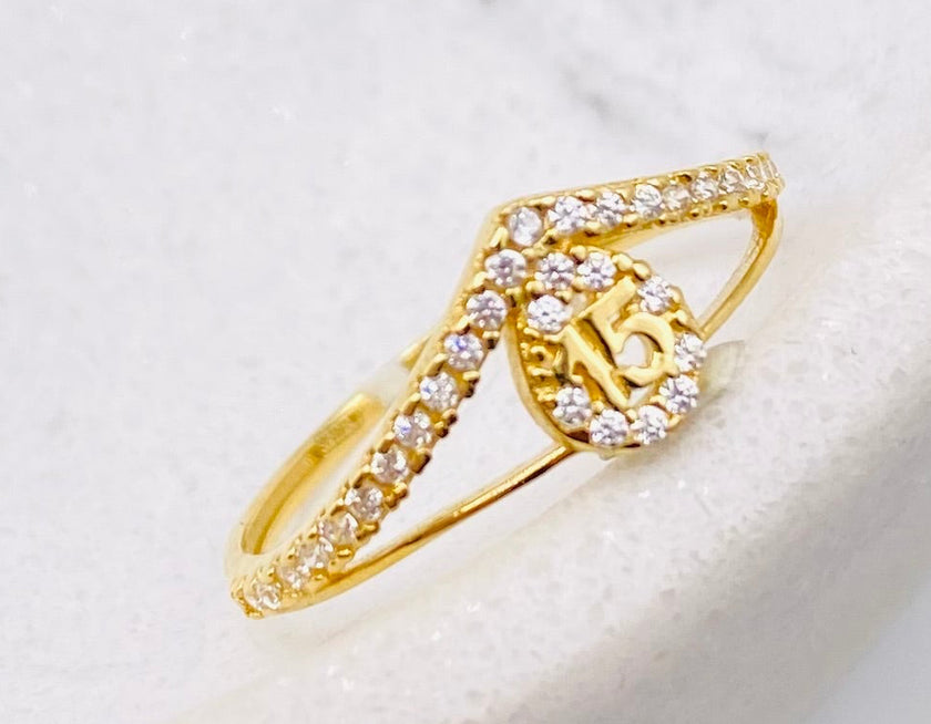 Anillo talla#14,  18k