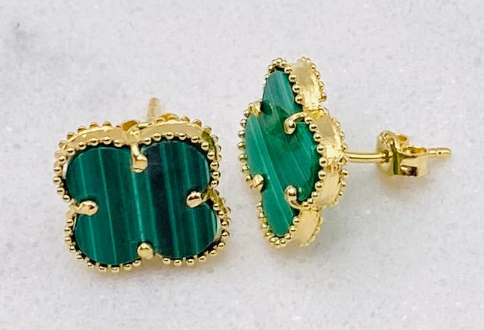 Pendientes tipo vancleef 14k