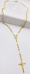 Crucifijo 14k, 45cm x 4mm