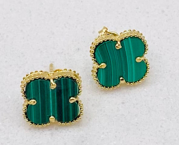 Pendientes tipo vancleef 14k