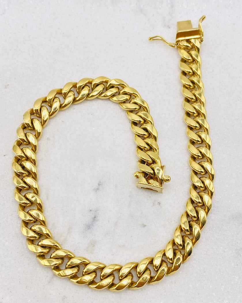 Guillo Mónaco pies 14k, 7.4mm x 24cm