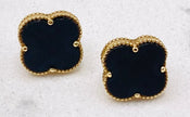 Pendientes tipo vancleef. 14k
