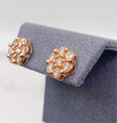 Aretes Diamante 14k,