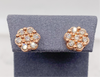 Aretes Diamante 14k,
