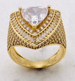 Anillo triángulo talla#25, 14k