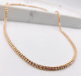 Luna ice rosa 14k, 60cm x 3.3mm
