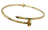 Pulsa clavo 14k, talla 18