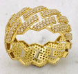 Anillo Mónaco talla23, 14k
