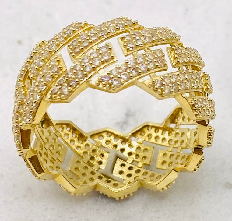 Anillo Mónaco talla23, 14k