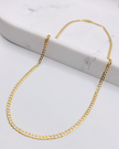 Cubana combinada 14k, 45cm x 3mm