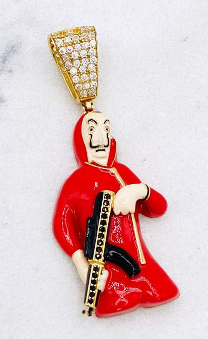 Medalla 14k, 5cm x 2cm
