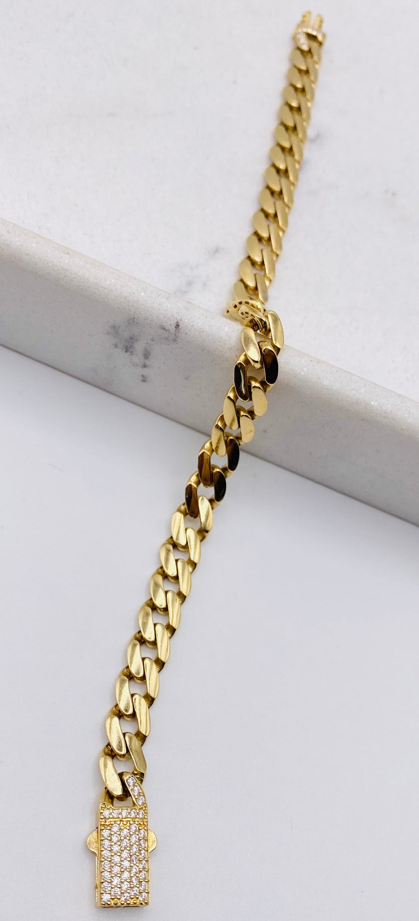 Guillo Mónaco 14k, 20cm x 7mm