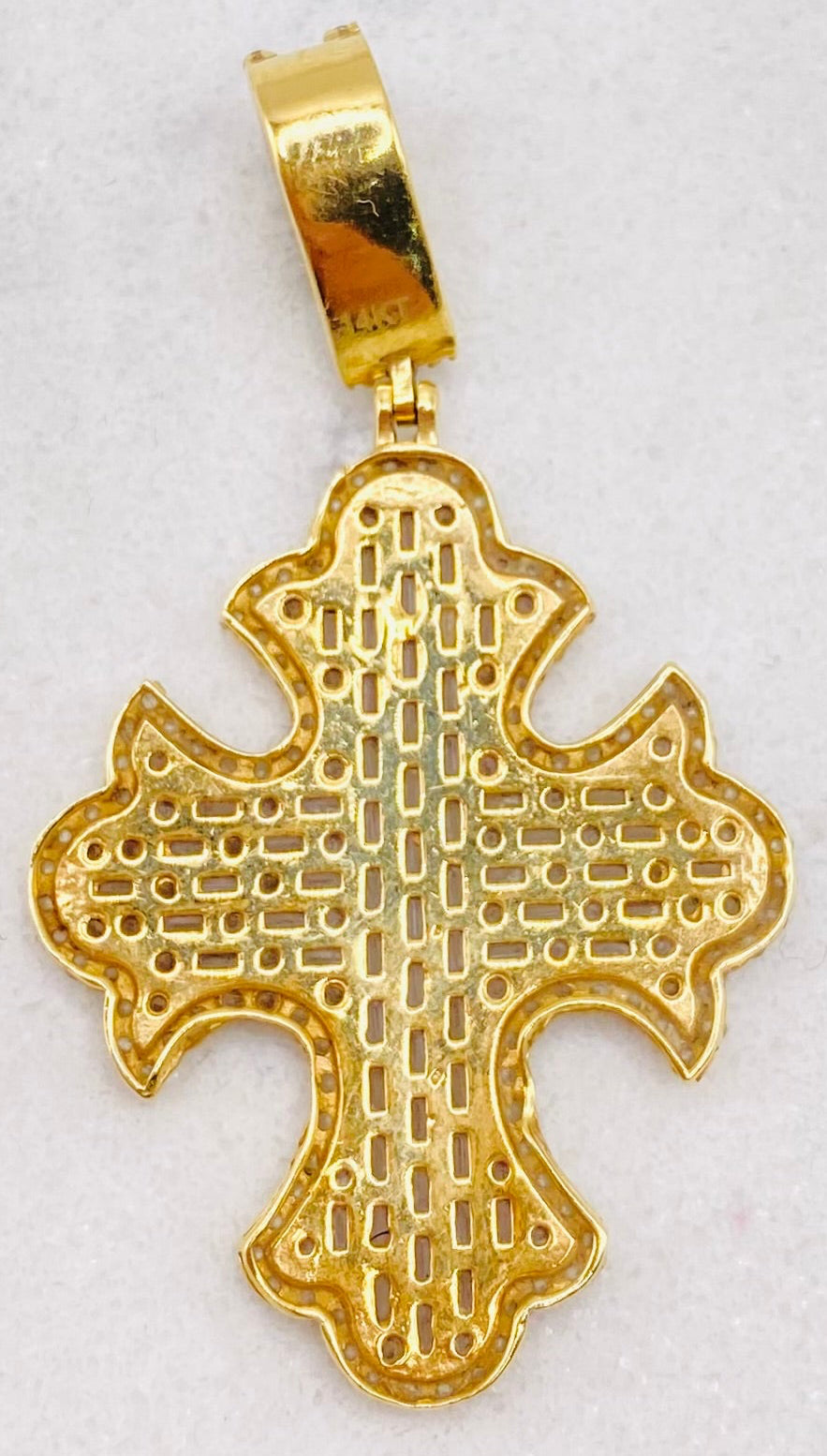 Medalla 14k. 5cm x 2cm
