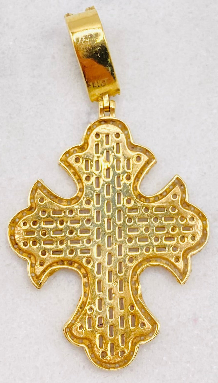 Medalla 14k. 5cm x 2cm
