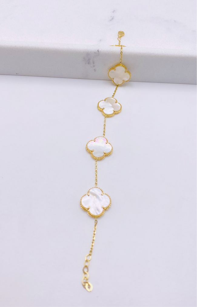 Guillo trébol 14k, 20cm