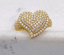 Anillo de corazón 14k, #13