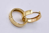 Argollas 14k, 2.56 mm