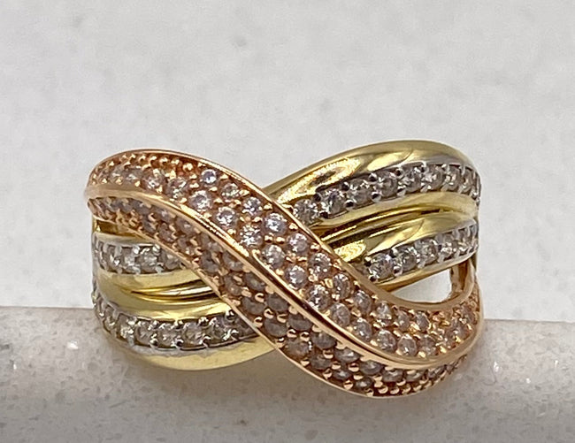 Anillo 18k, talla 16