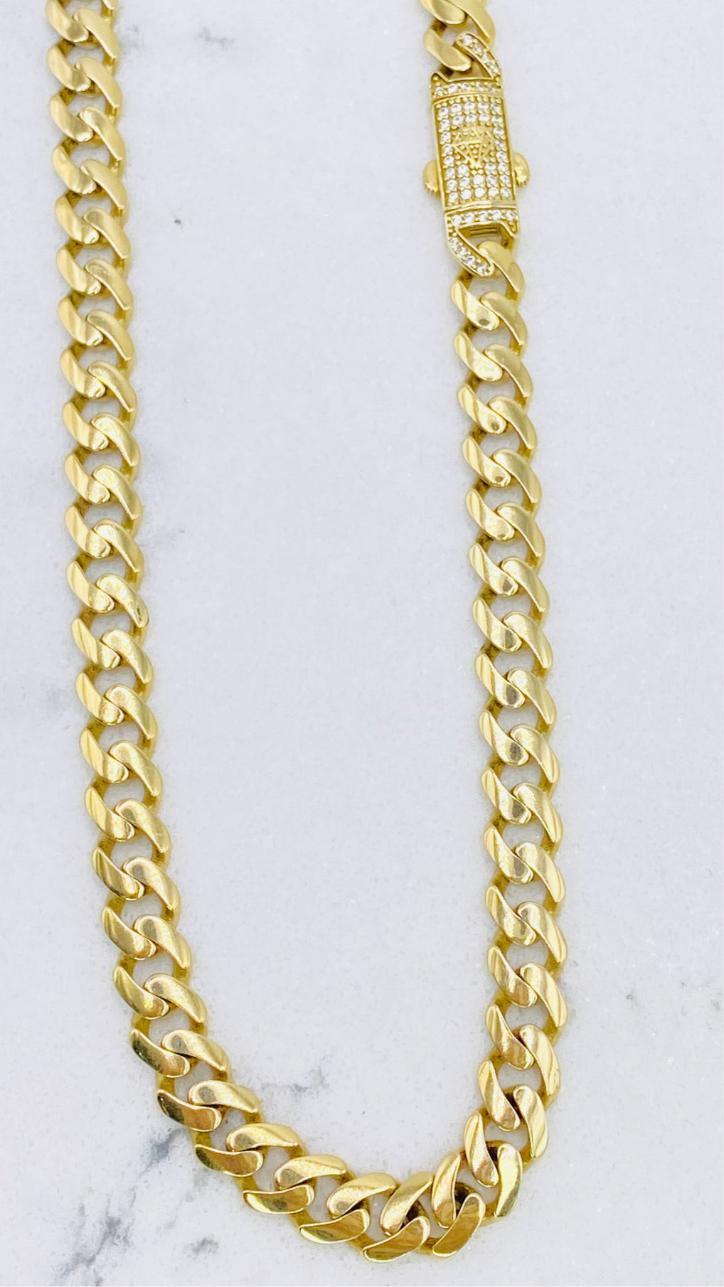 Cadena Mónaco 14k,  46cm x 7.0mm