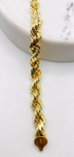 Guillo soga 14k, 21cm x 5.8mm