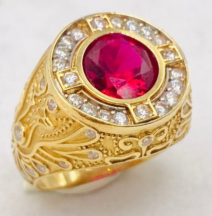 Anillo 18k, talla#23