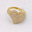 Anillo de corazón 14k, #13