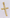 Cruz zirconia 18k, 6.5cm x 3cm