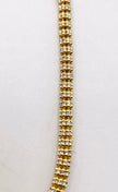 Cadena luna ice 14k, 60cm x 4mm
